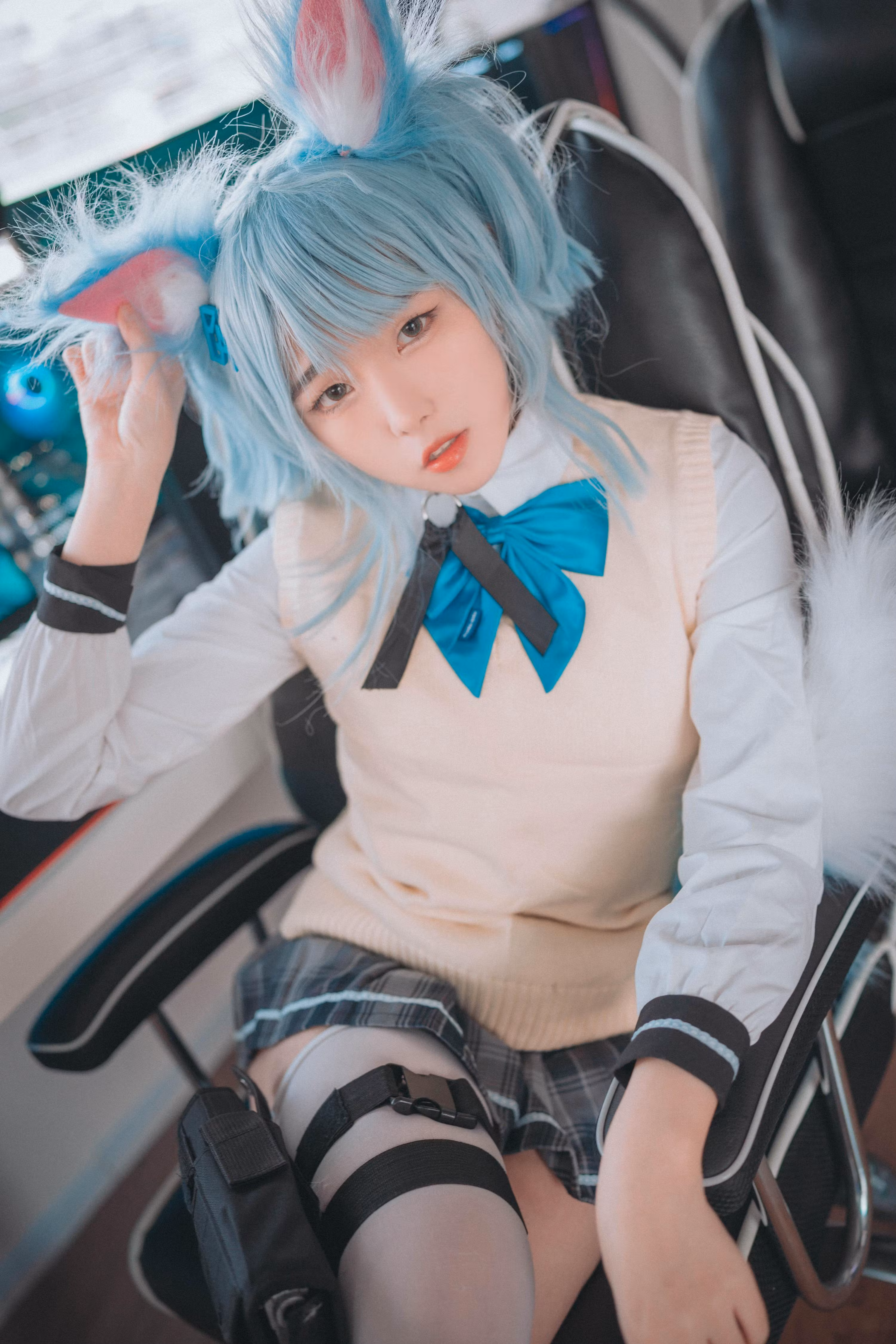 Sonson 日系学院风制服室内私房写真
