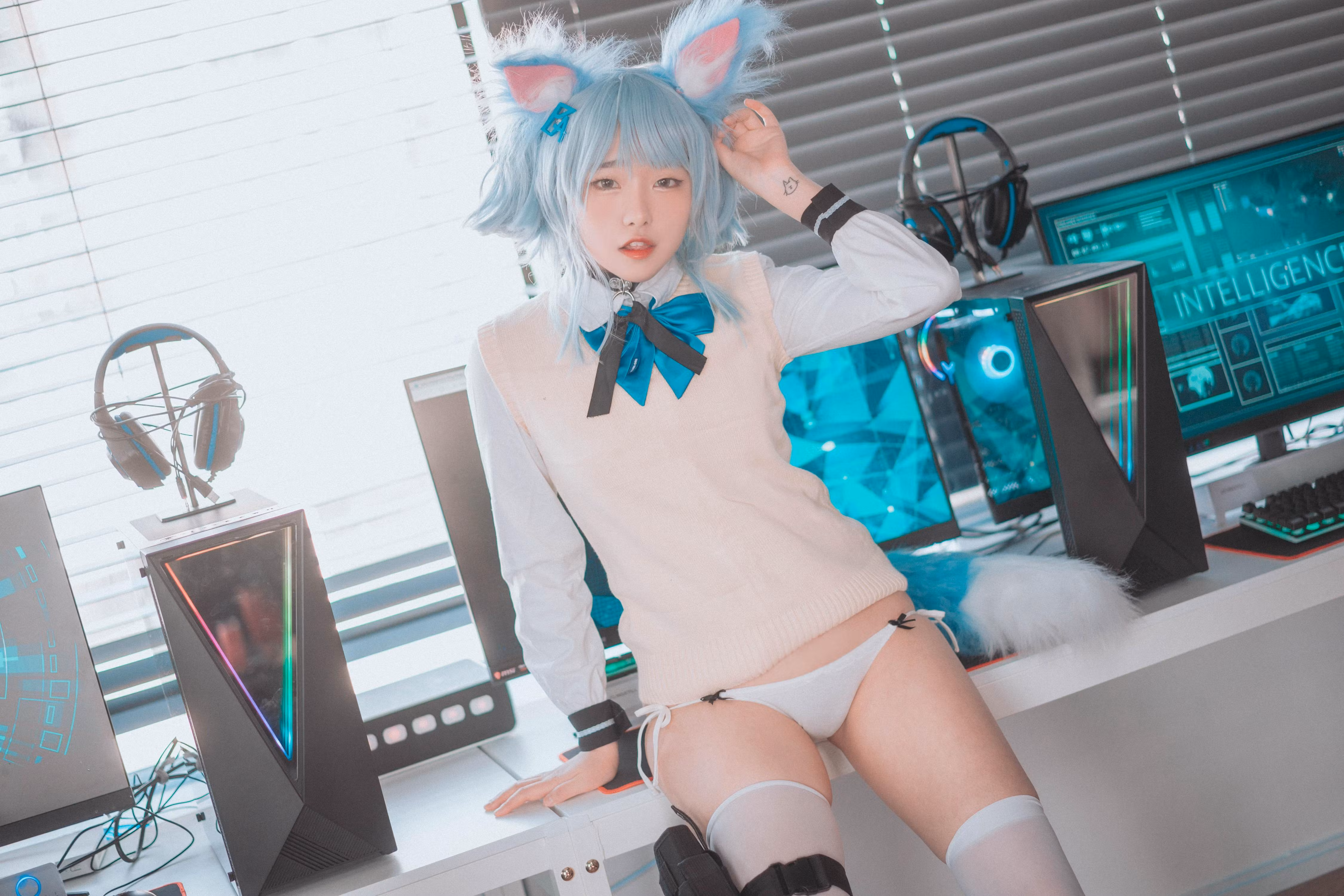 DJAWA 独家 可爱朋克风学生制服套图