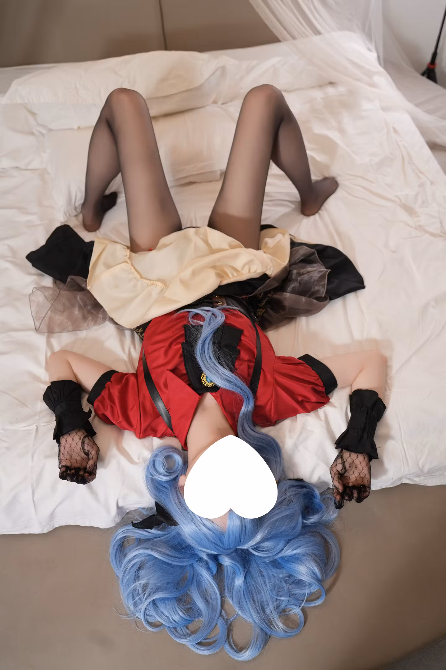 白色床单背景大尺度无修情趣摄影