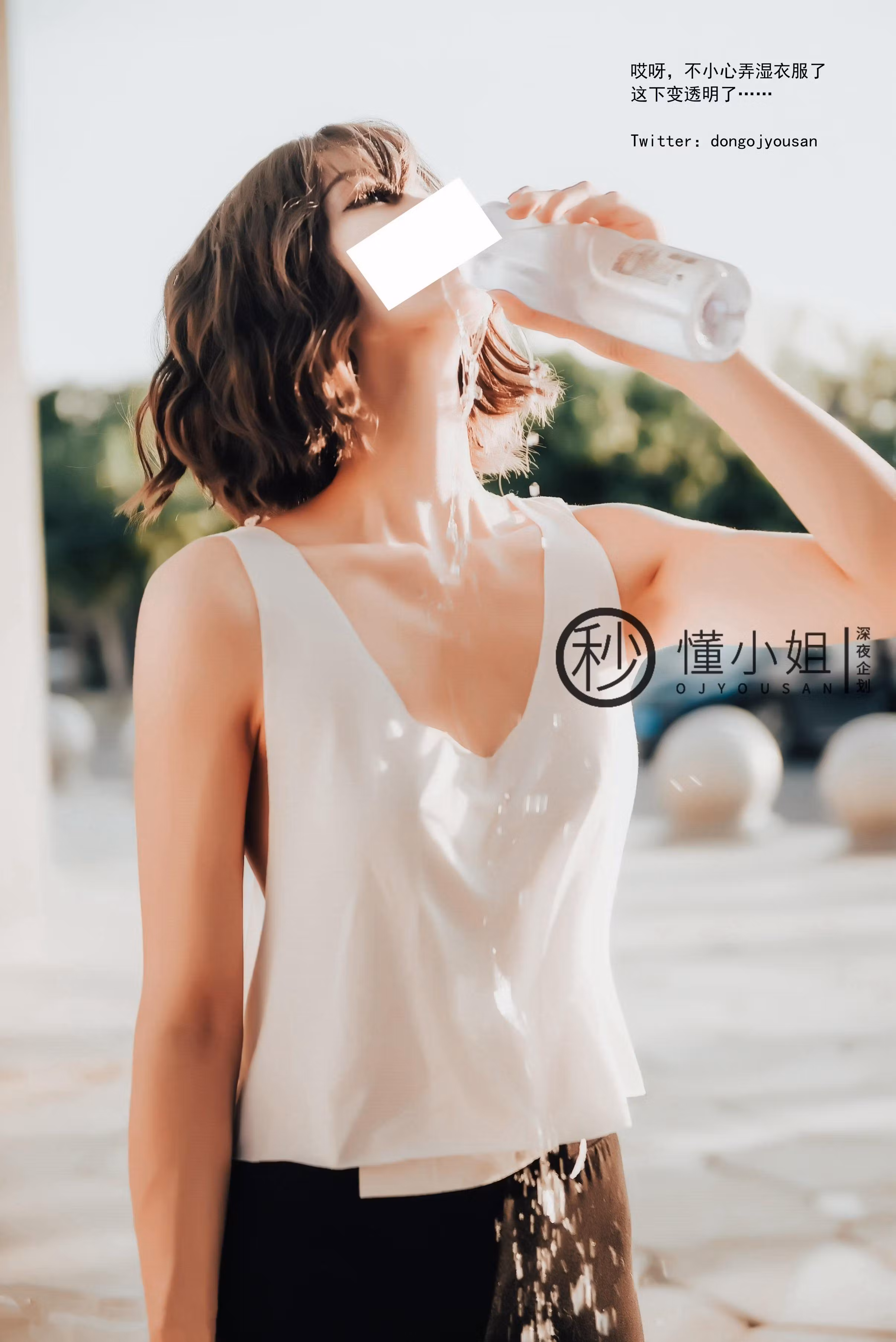高颜值模特懂小姐真空跑步46P超清大图合集