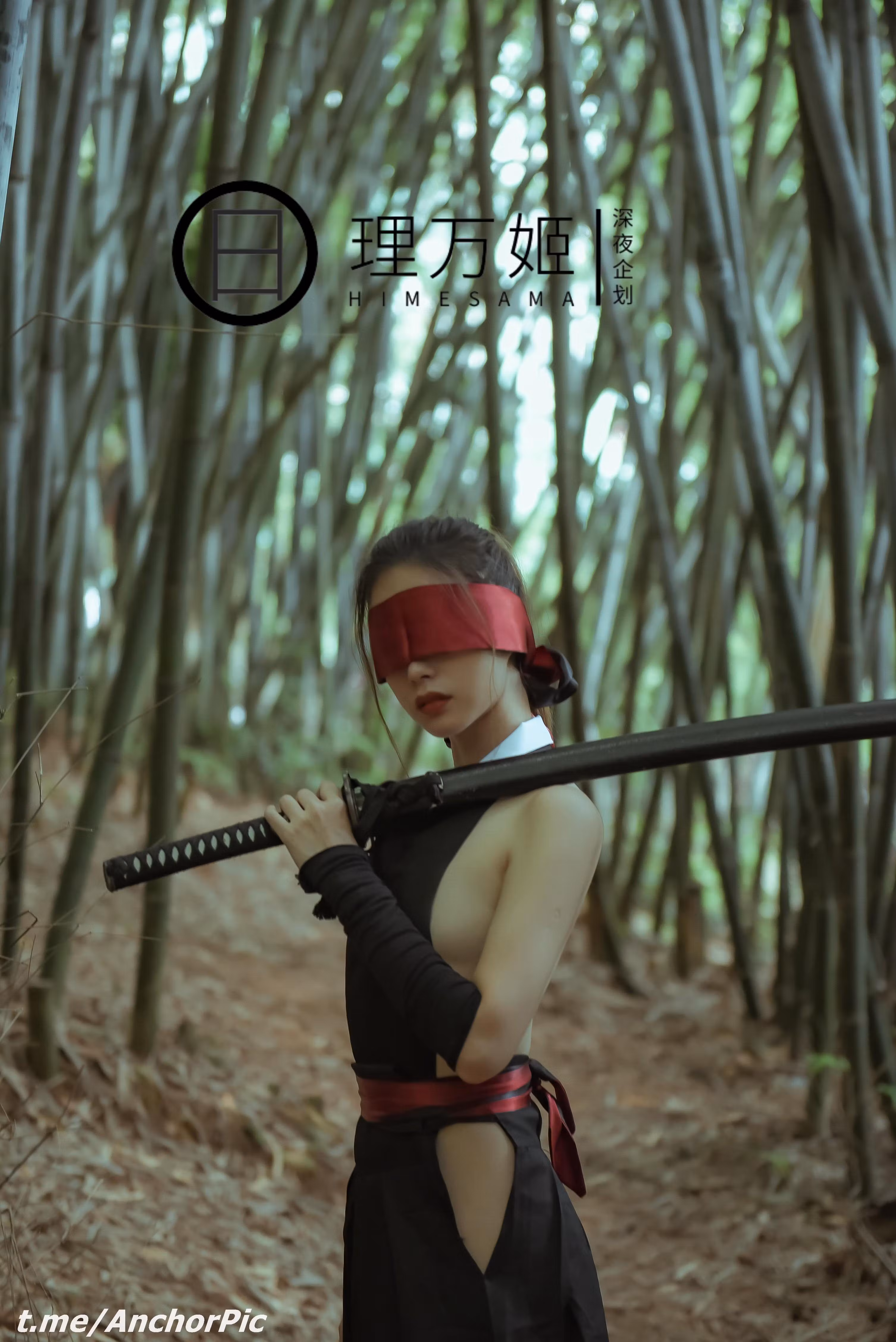 理万姬女武士系列全裸无圣光户外性感写真