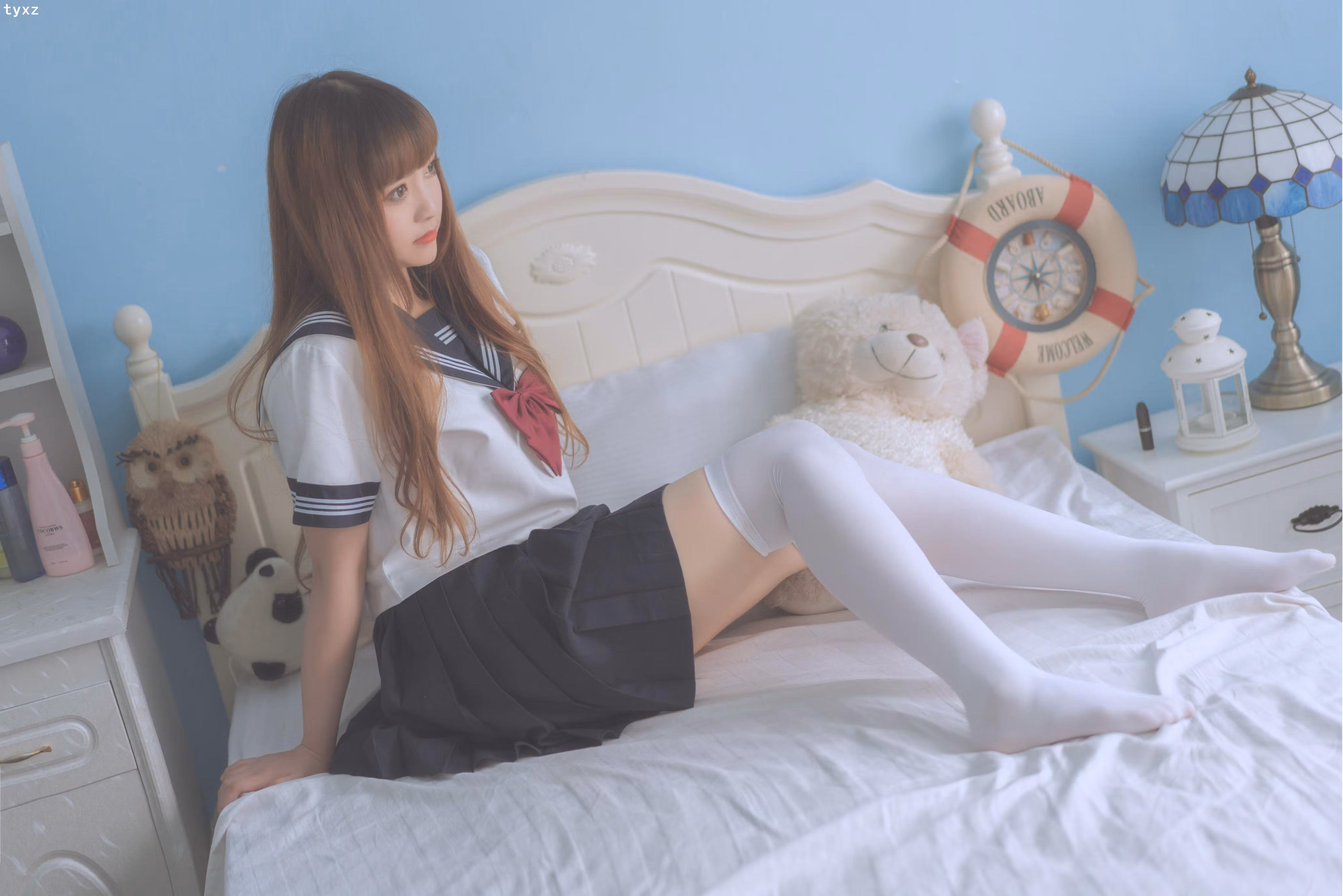 一只云烧JK少女的日常全套高清图片打包下载