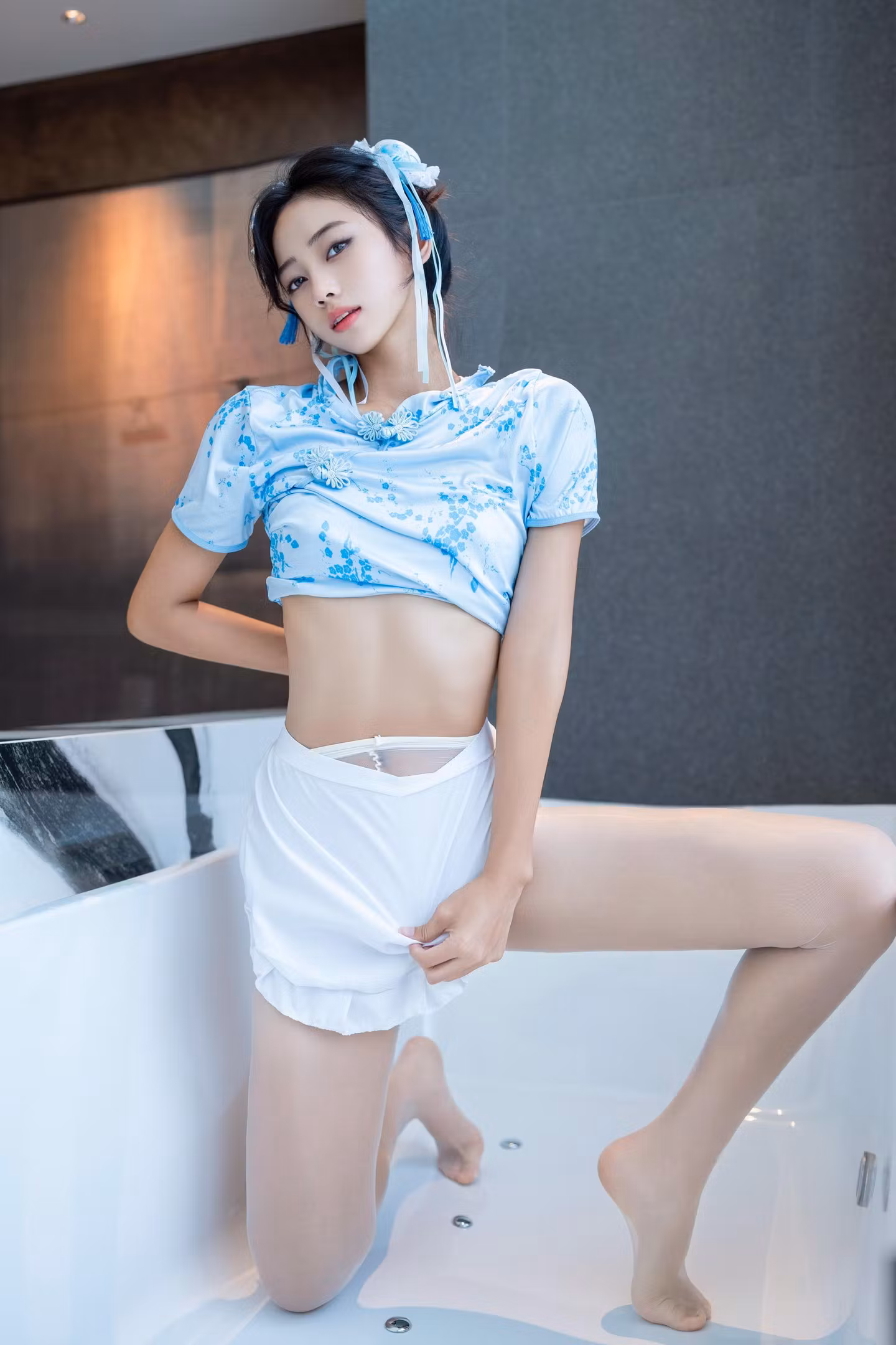 白嫩肌肤局部