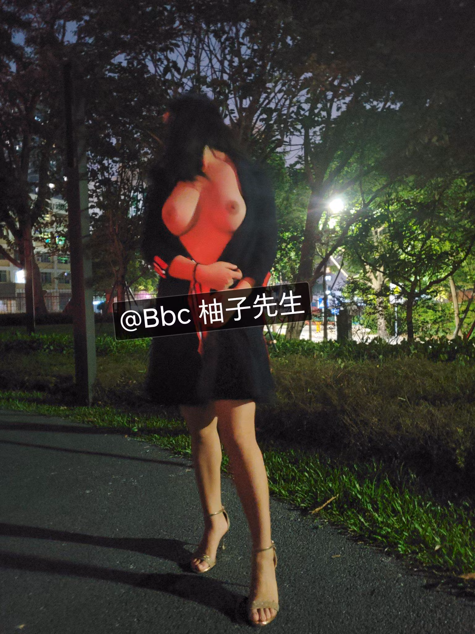 带有独特街头露出反差魅惑的粉嫩鲍鱼嫰穴私房照