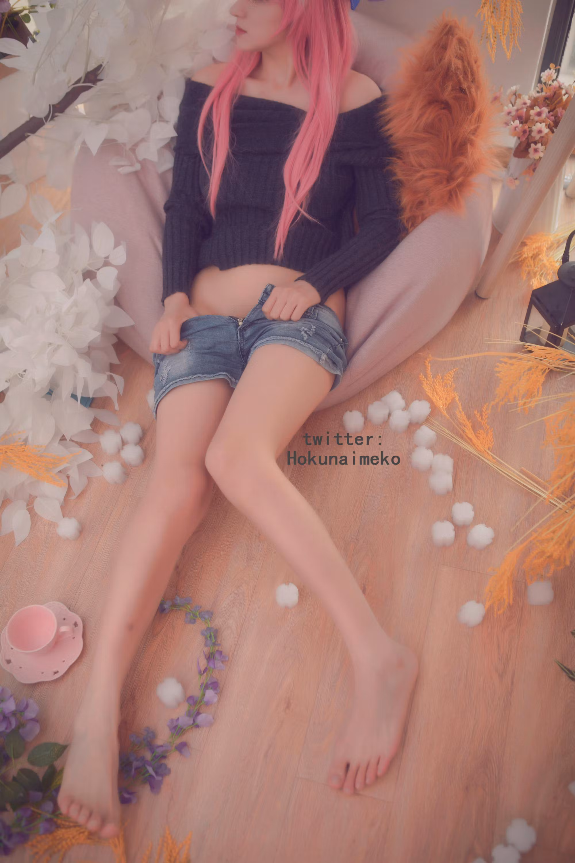 Hokunaimeko系列玉藻前私服全裸大尺度私房写真