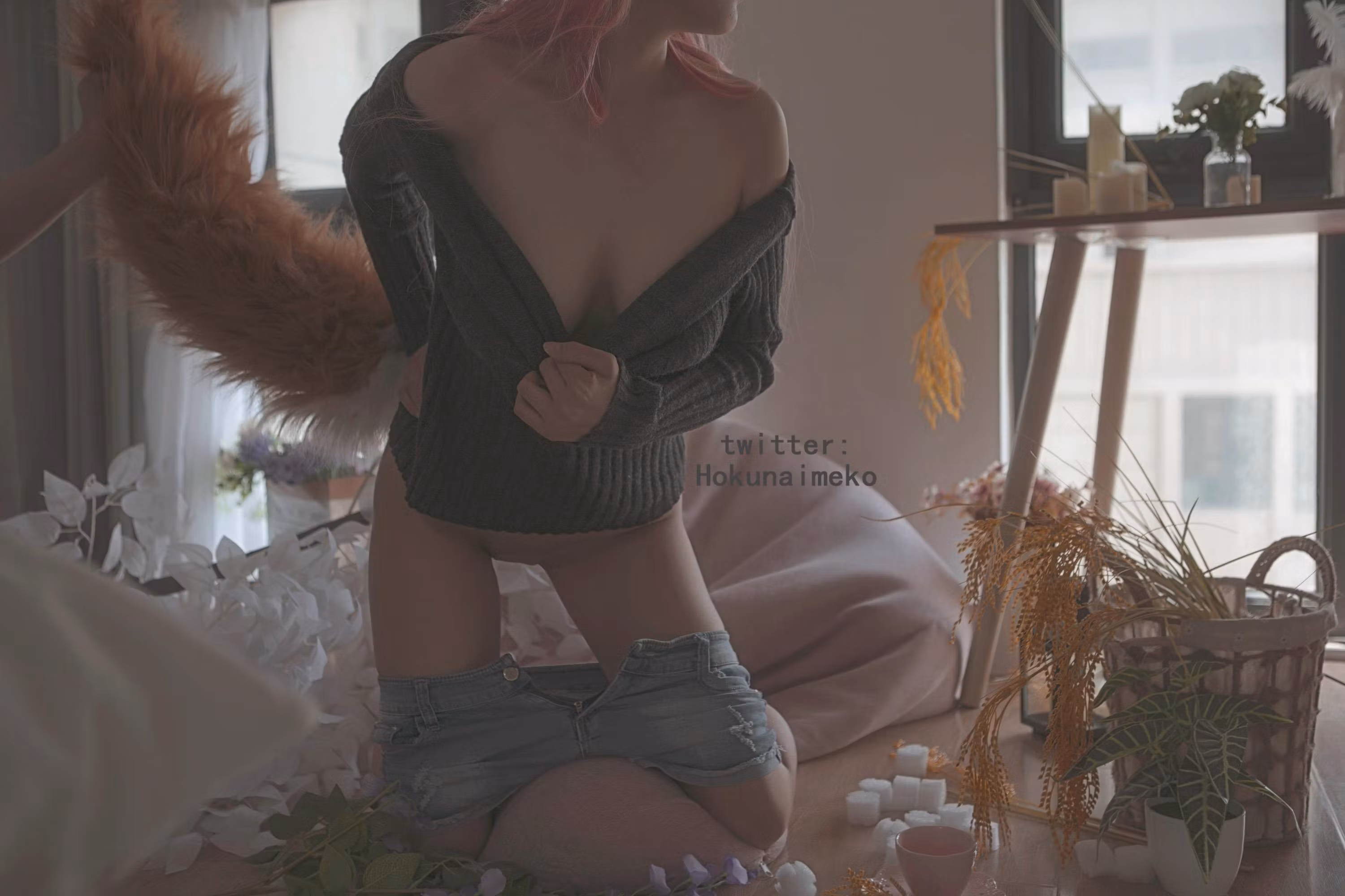 Hokunaimeko系列玉藻前私服全裸大尺度私房写真