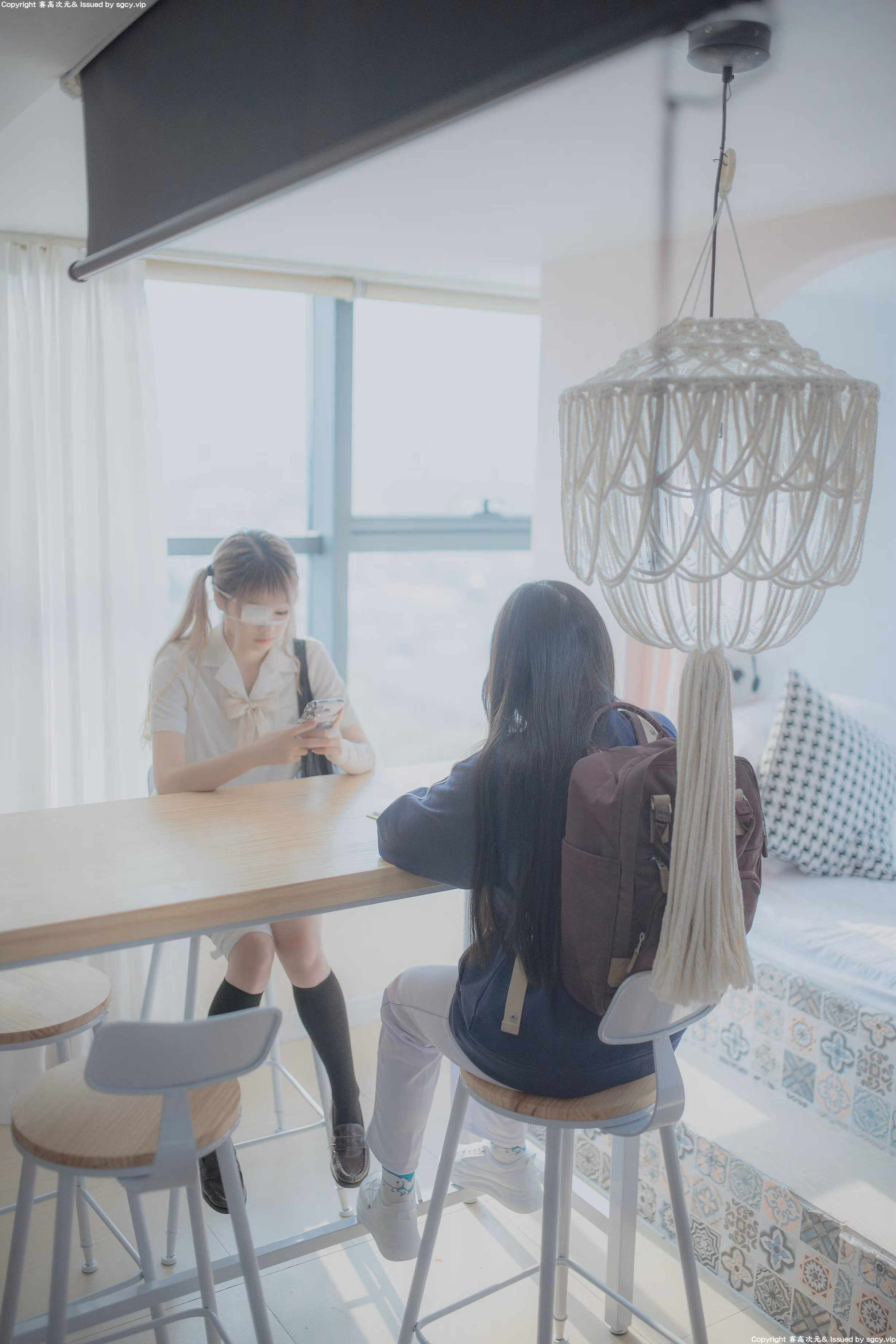 柚木与靠谱女丸子JKx百合全套高清图片打包下载