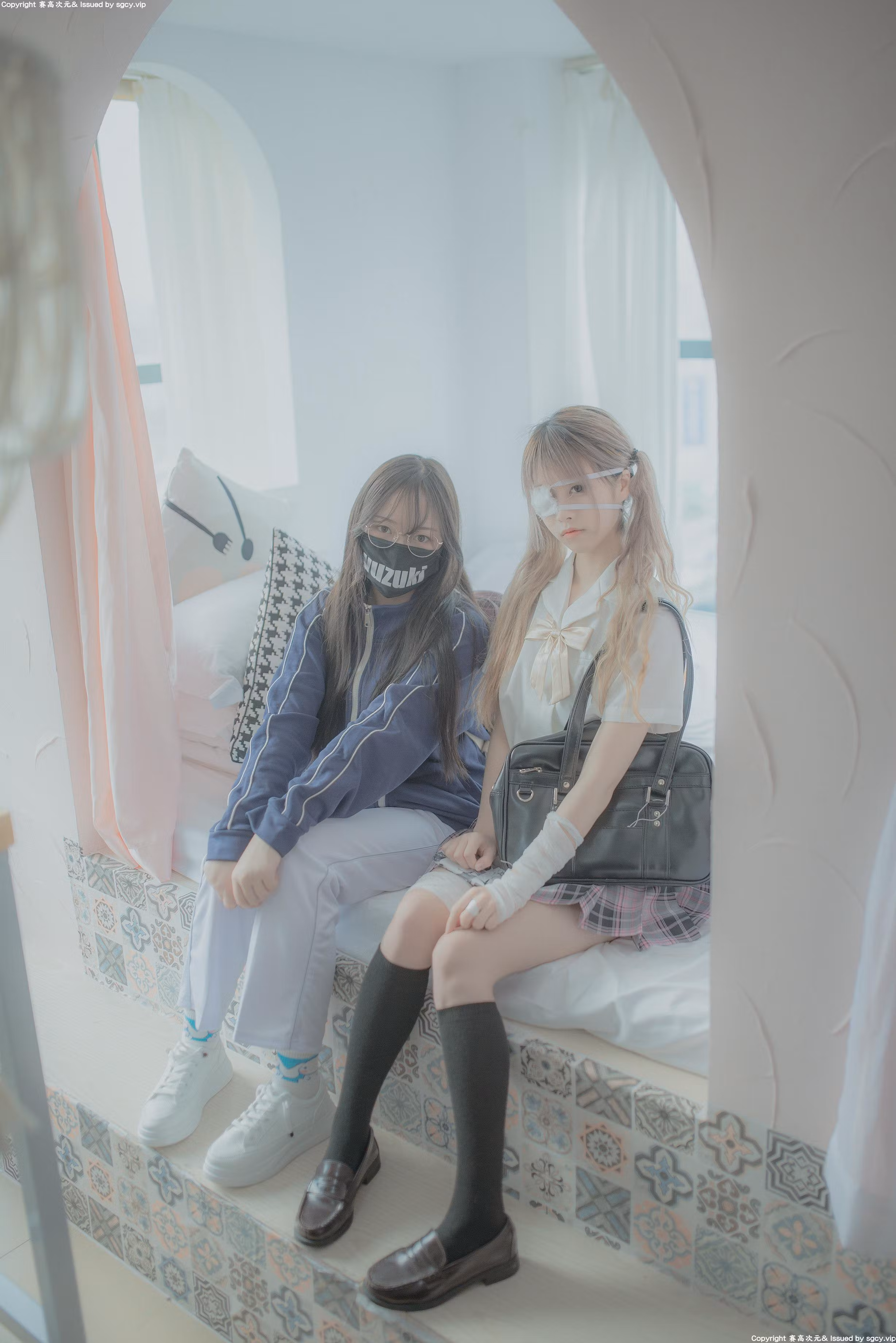 柚木系列Vol.26JKx百合全裸大尺度私房写真