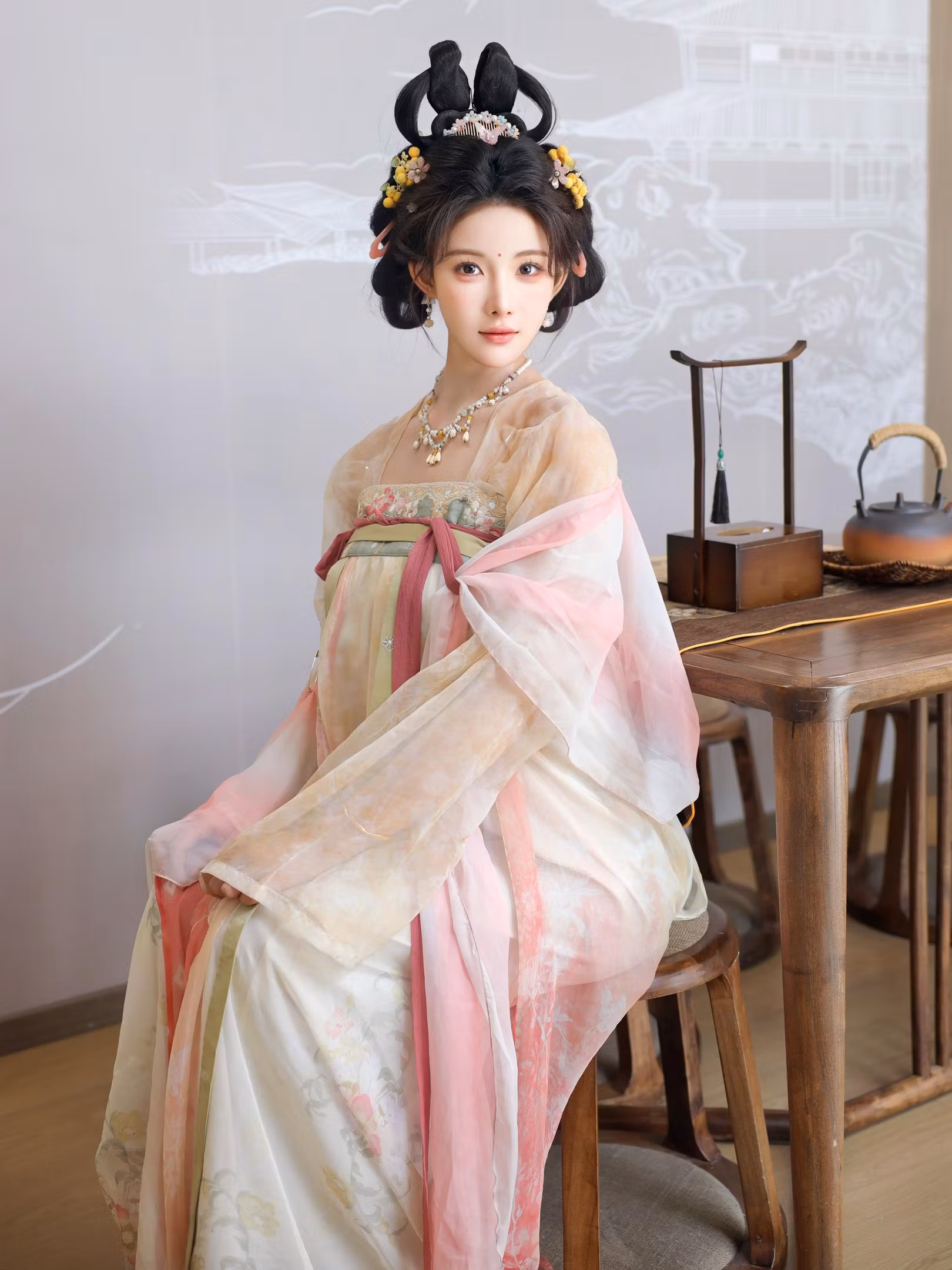 带有独特汉服COS反差魅惑的粉嫩鲍鱼嫰穴私房照