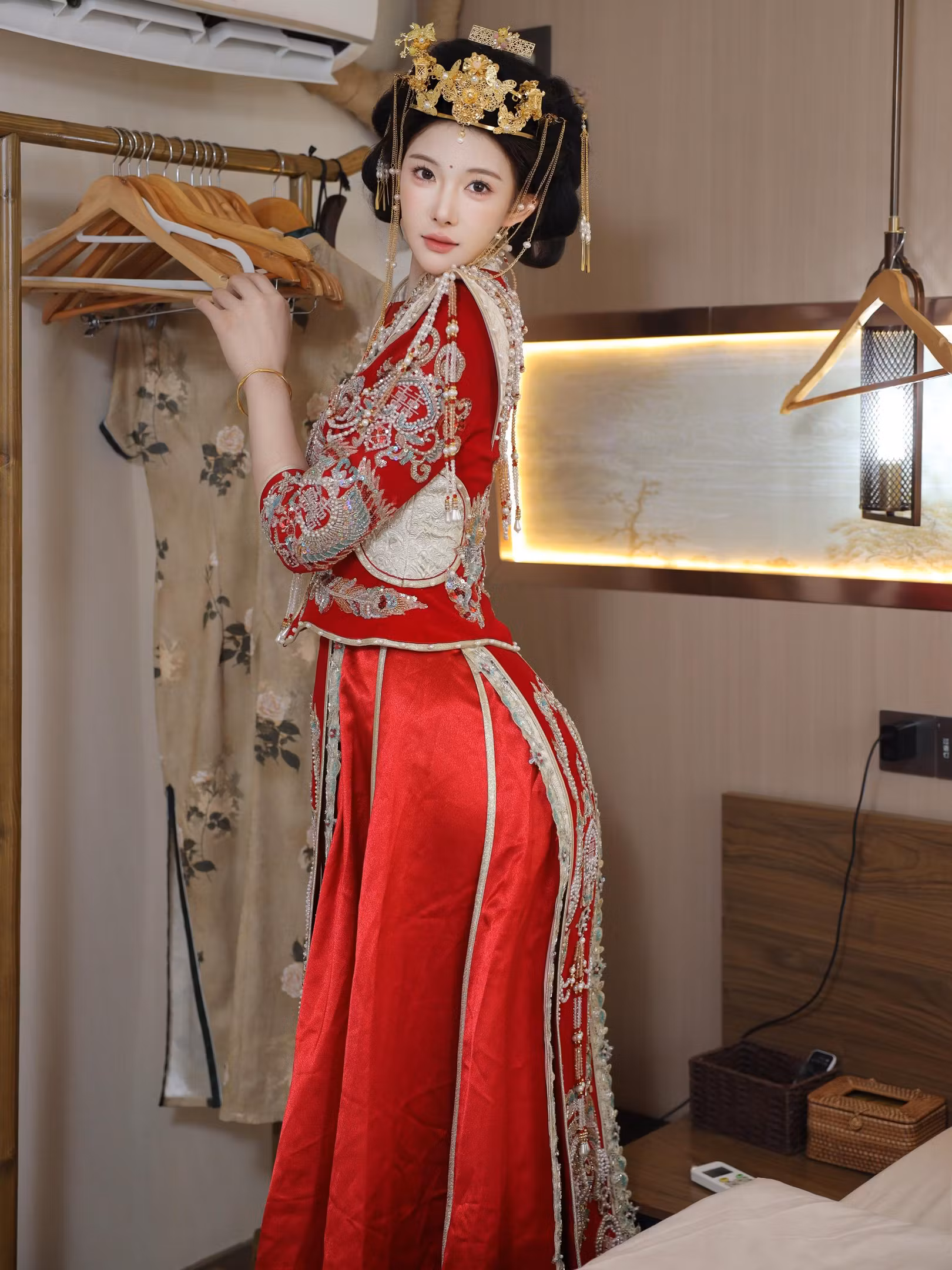 梨霜儿系列秀禾服新娘全裸大尺度私房写真