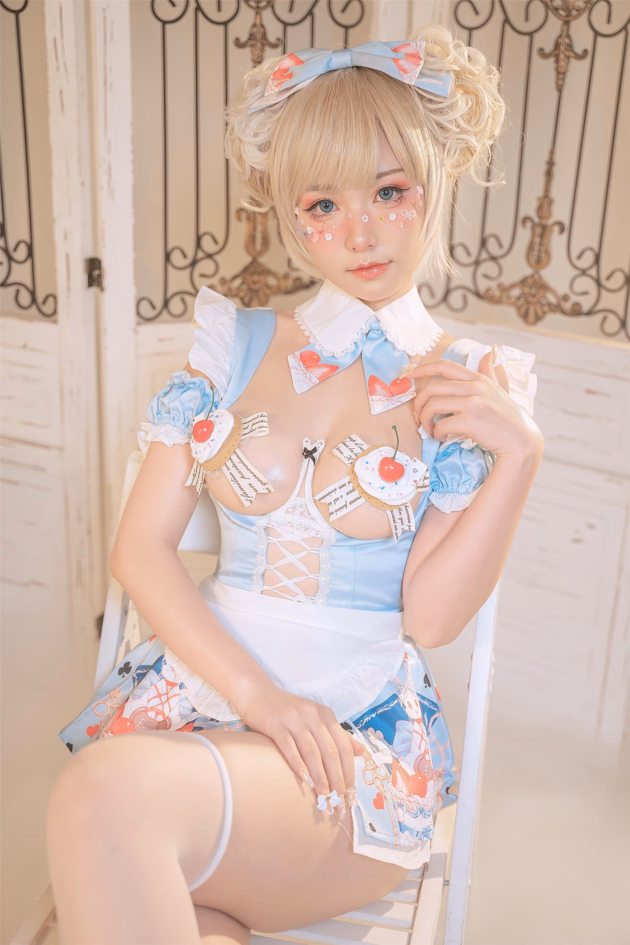 [喵小吉] [清纯/校花写真] 女仆的秘密茶会图集[31P]-软桃社