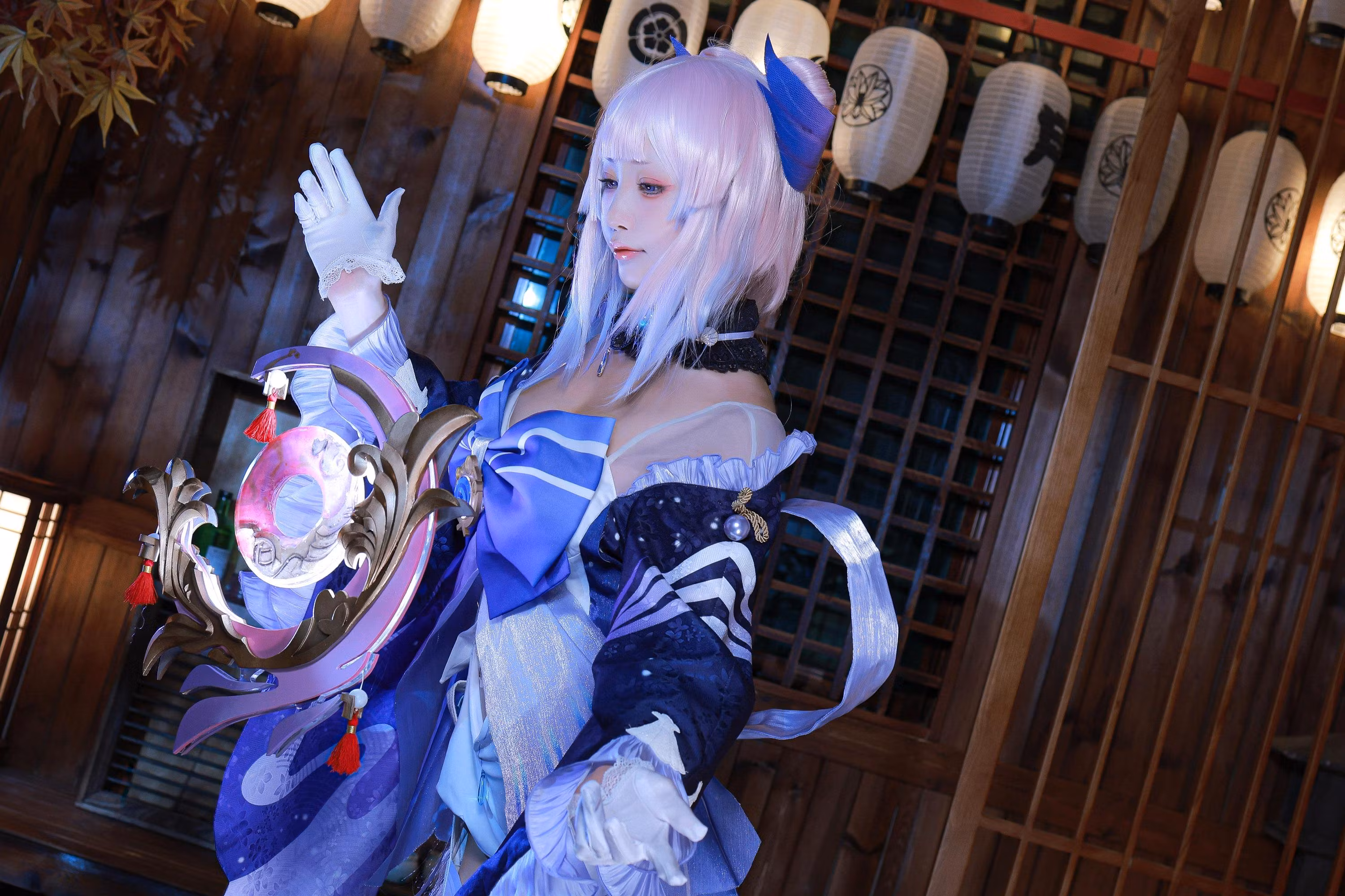 [水淼aqua] [动漫COS写真] Vol.111 珊瑚宫心海Cosplay图集 [50P]-软桃社