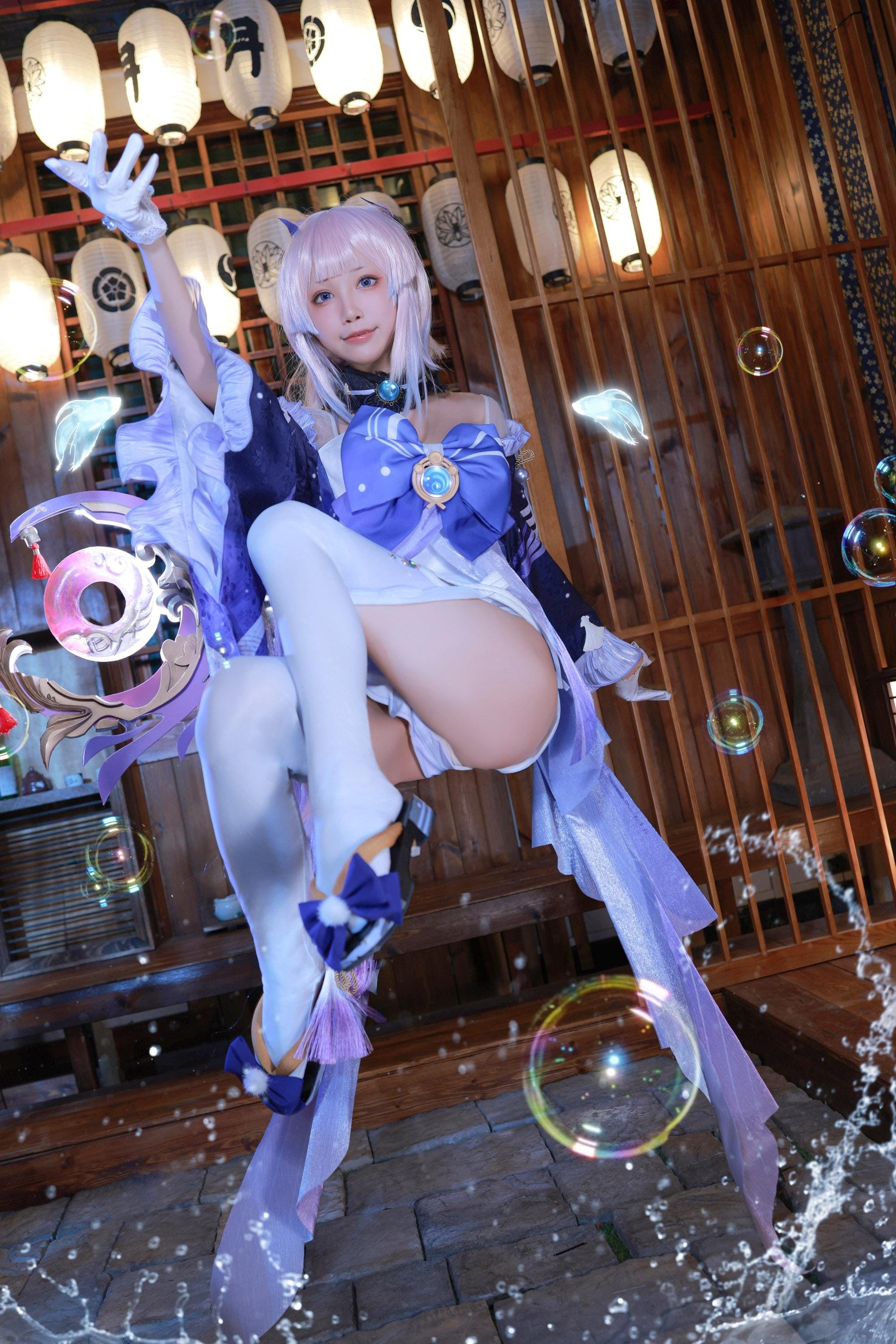 [水淼aqua] [动漫COS写真] Vol.111 珊瑚宫心海Cosplay图集 [50P]-软桃社