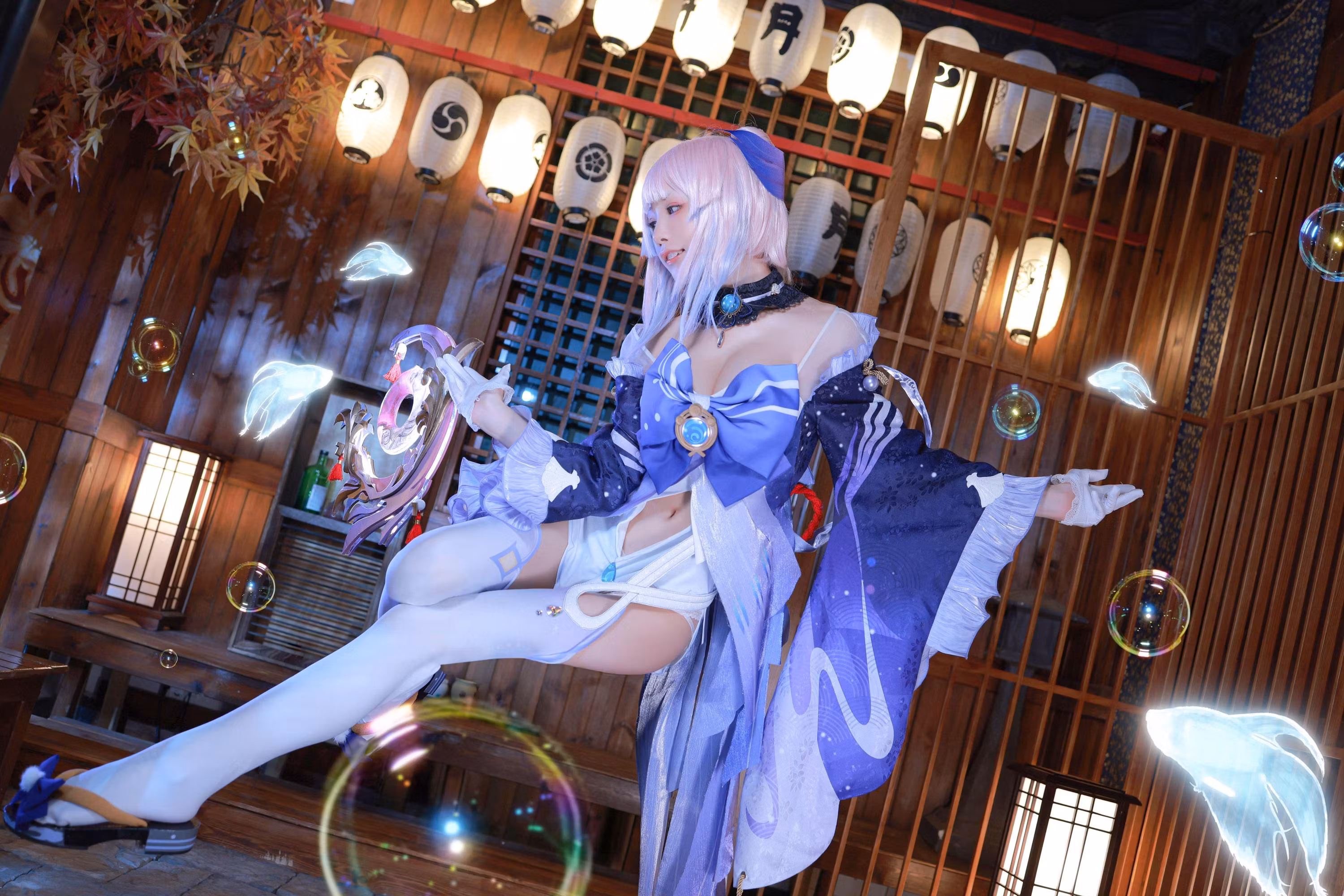 [水淼aqua] [动漫COS写真] Vol.111 珊瑚宫心海Cosplay图集 [50P]-软桃社