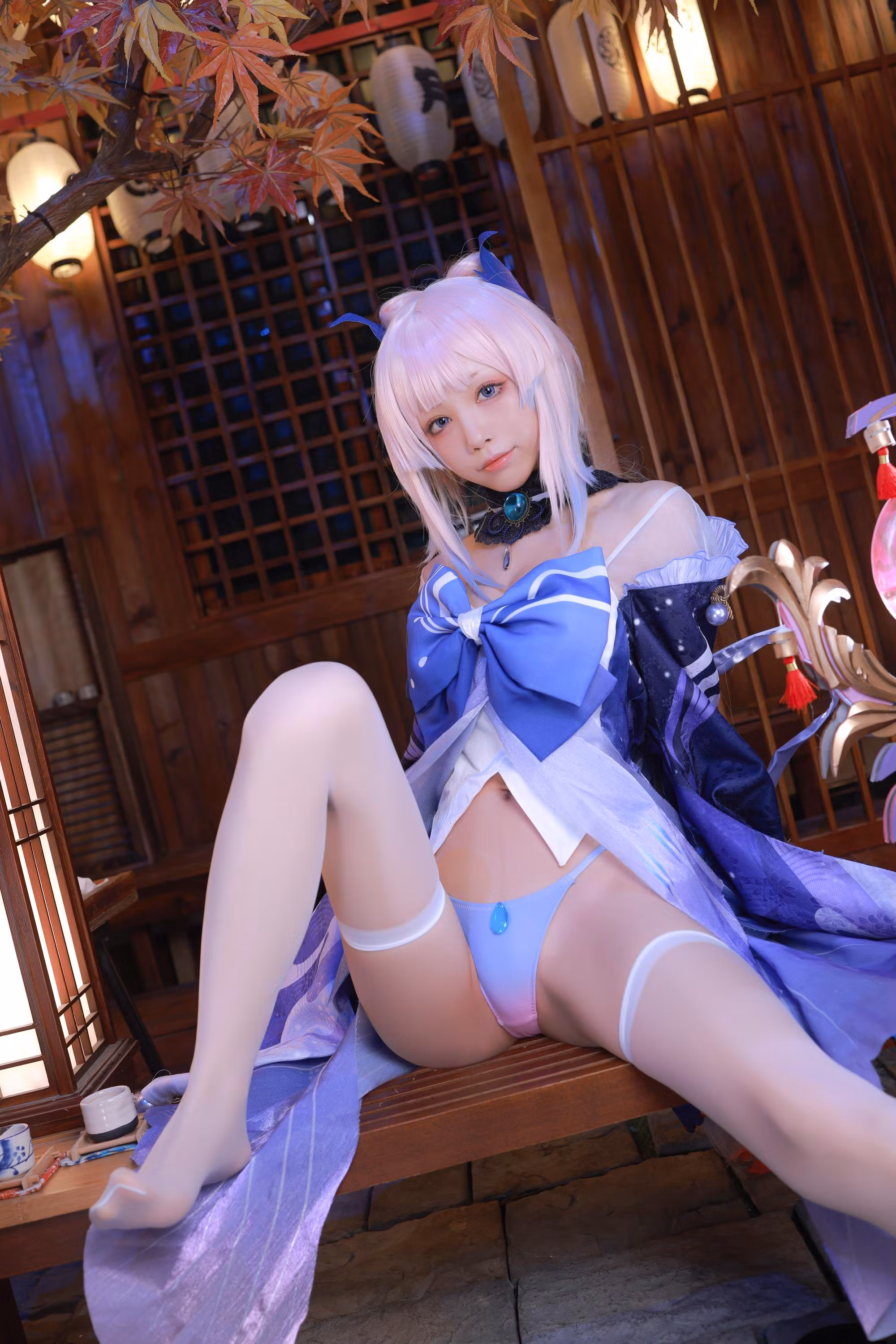 [水淼aqua] [动漫COS写真] Vol.111 珊瑚宫心海Cosplay图集 [50P]-软桃社