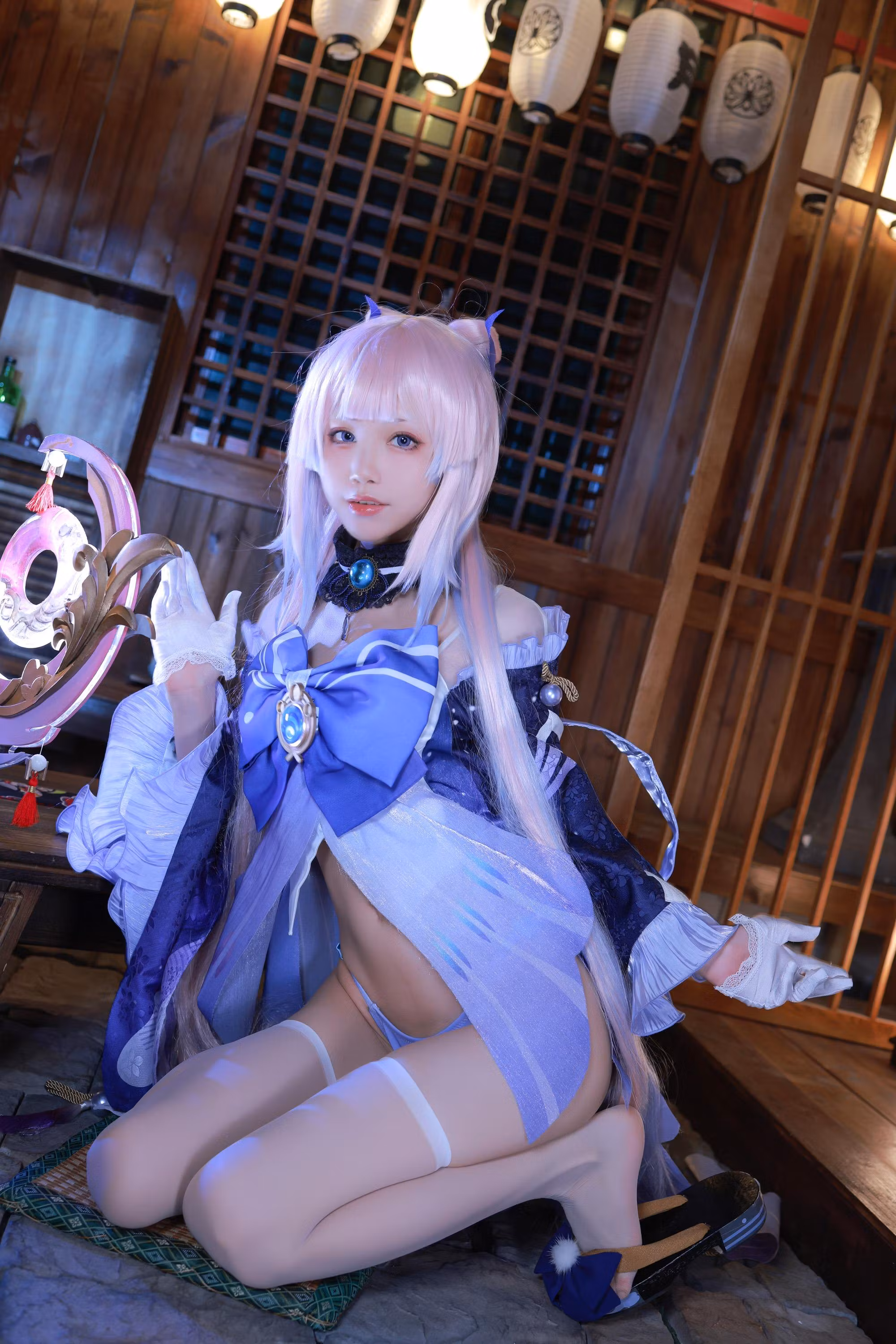 [水淼aqua] [动漫COS写真] Vol.111 珊瑚宫心海Cosplay图集 [50P]-软桃社