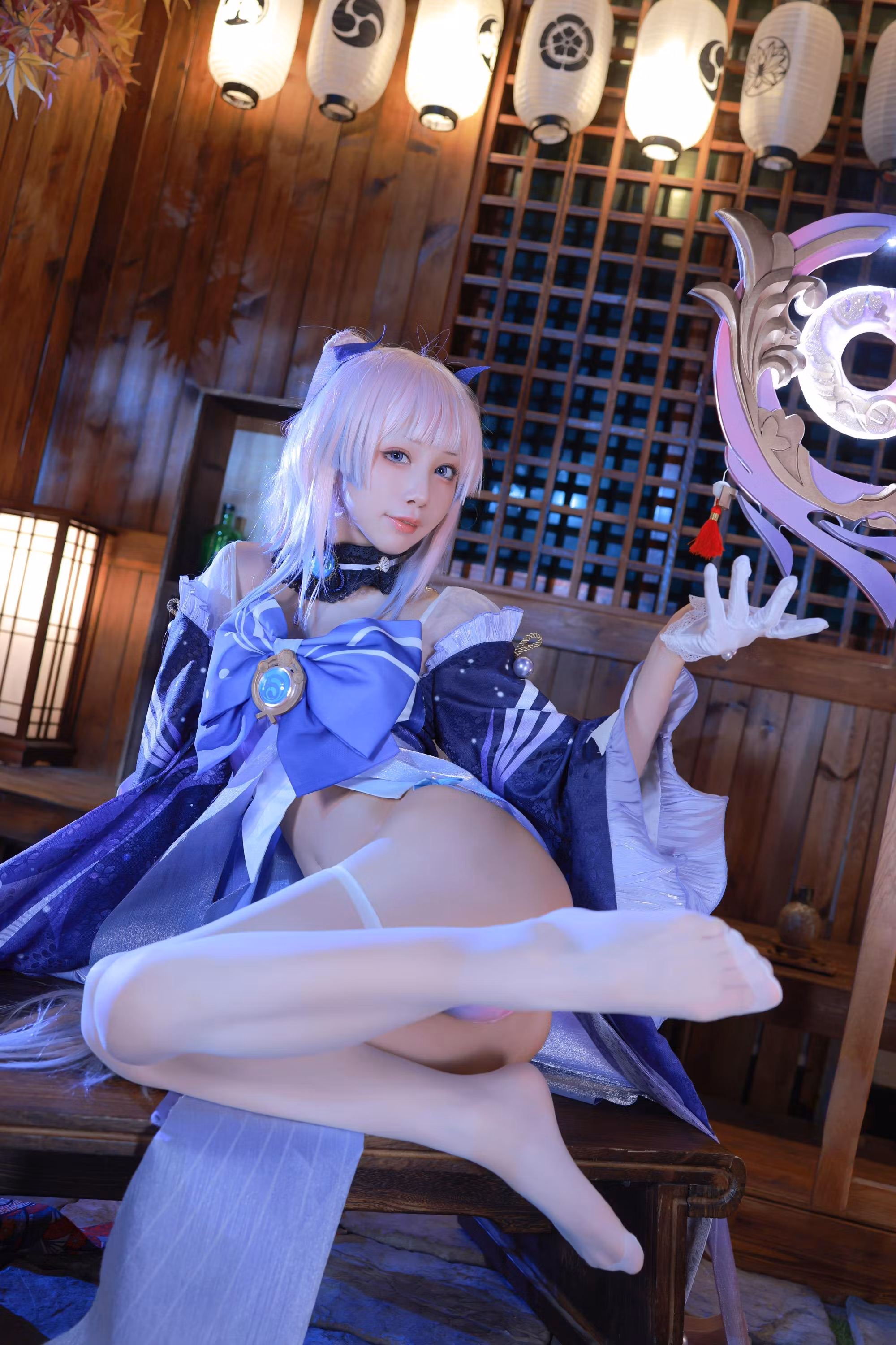 [水淼aqua] [动漫COS写真] Vol.111 珊瑚宫心海Cosplay图集 [50P]-软桃社