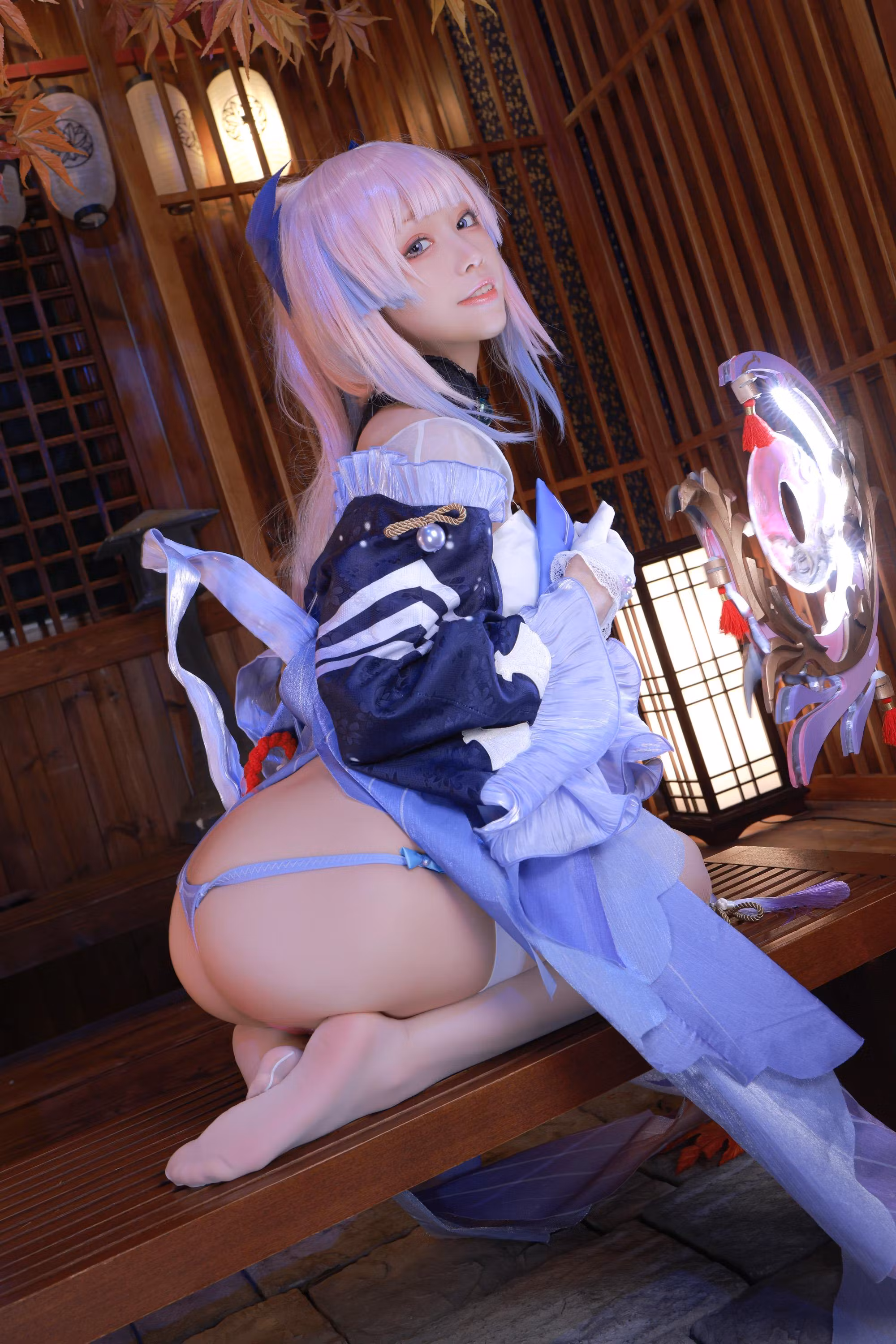 [水淼aqua] [动漫COS写真] Vol.111 珊瑚宫心海Cosplay图集 [50P]-软桃社