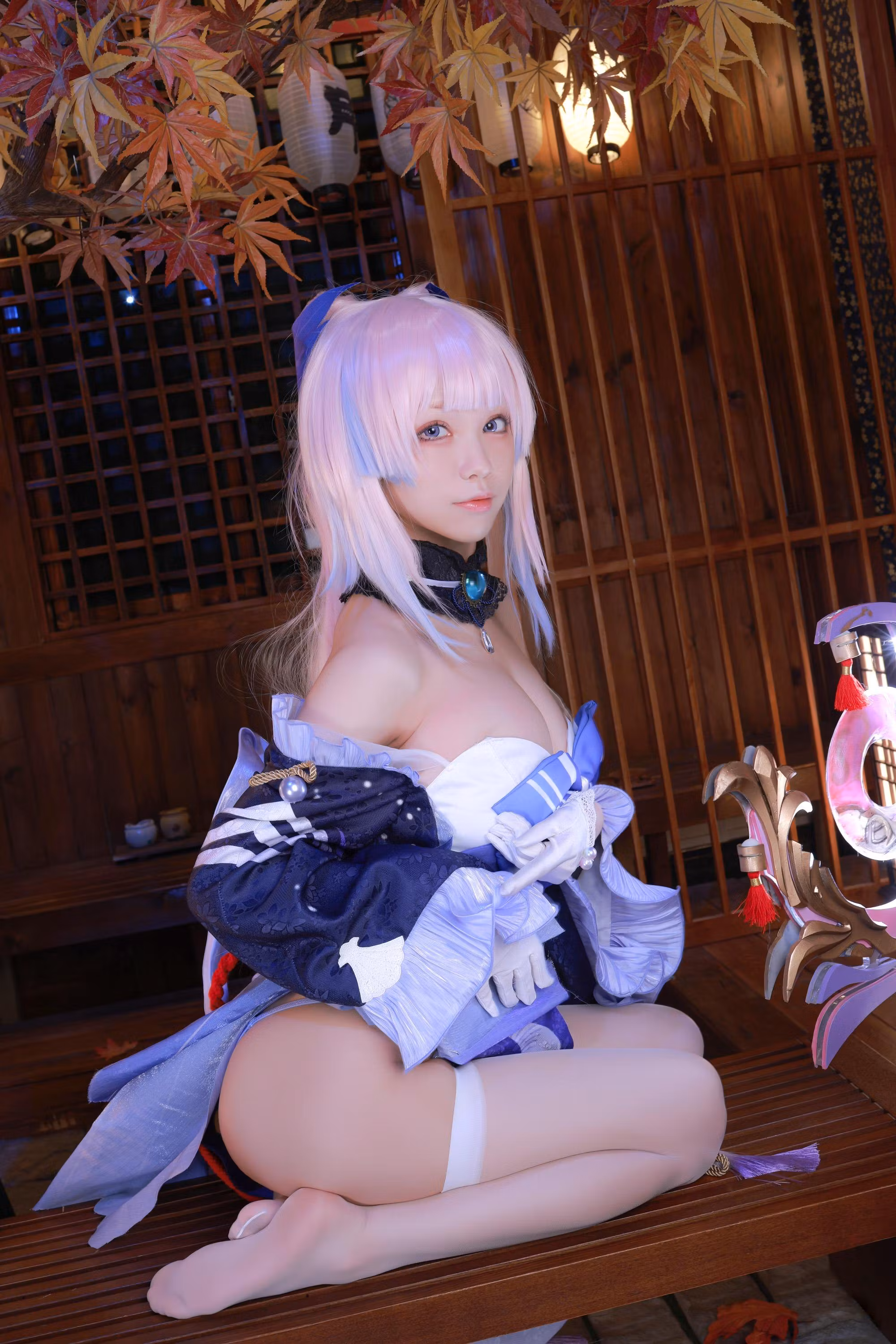 [水淼aqua] [动漫COS写真] Vol.111 珊瑚宫心海Cosplay图集 [50P]-软桃社