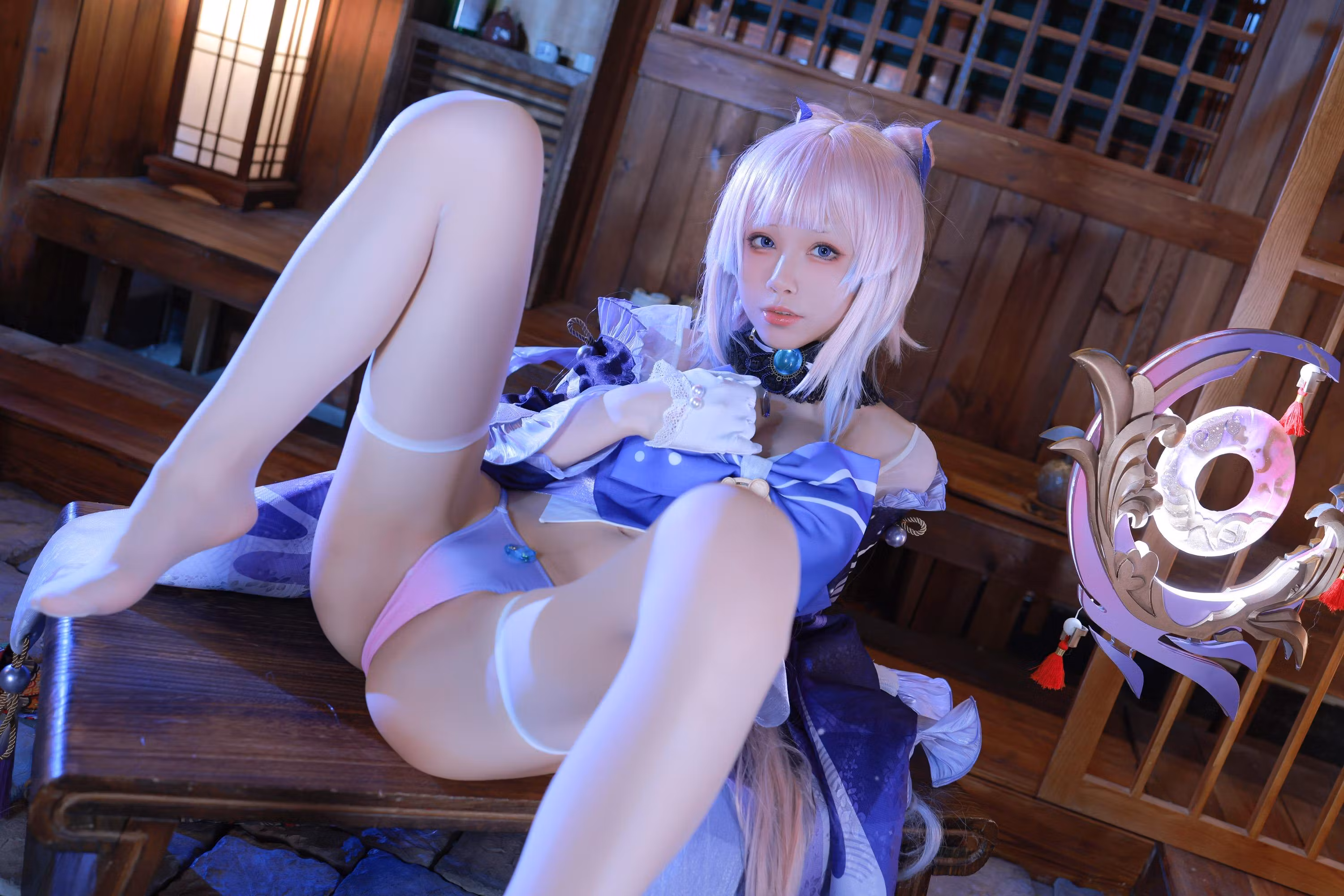 [水淼aqua] [动漫COS写真] Vol.111 珊瑚宫心海Cosplay图集 [50P]-软桃社
