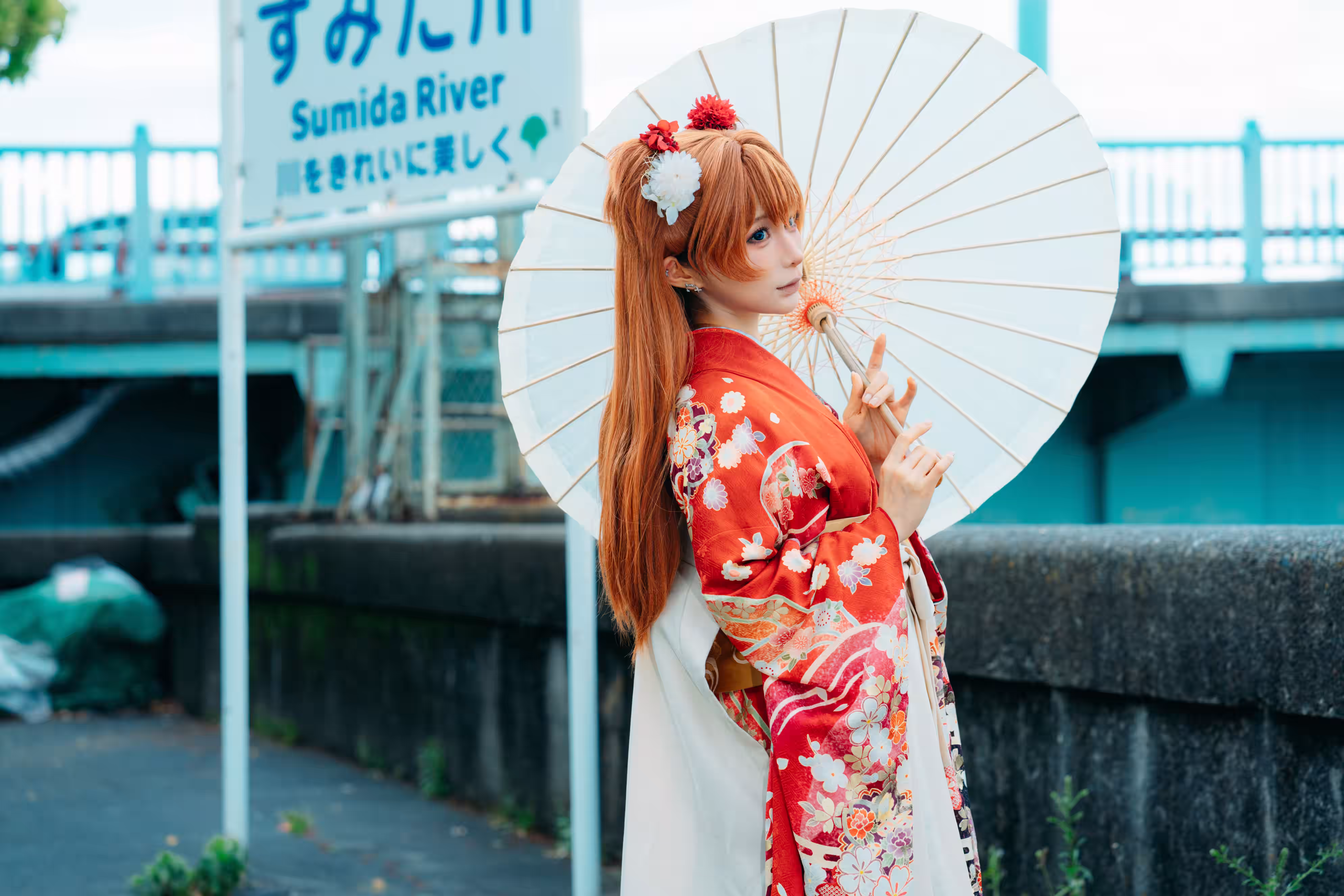 [蠢沫沫] [动漫COS] EVA明日香和服写真 [30P]-软桃社
