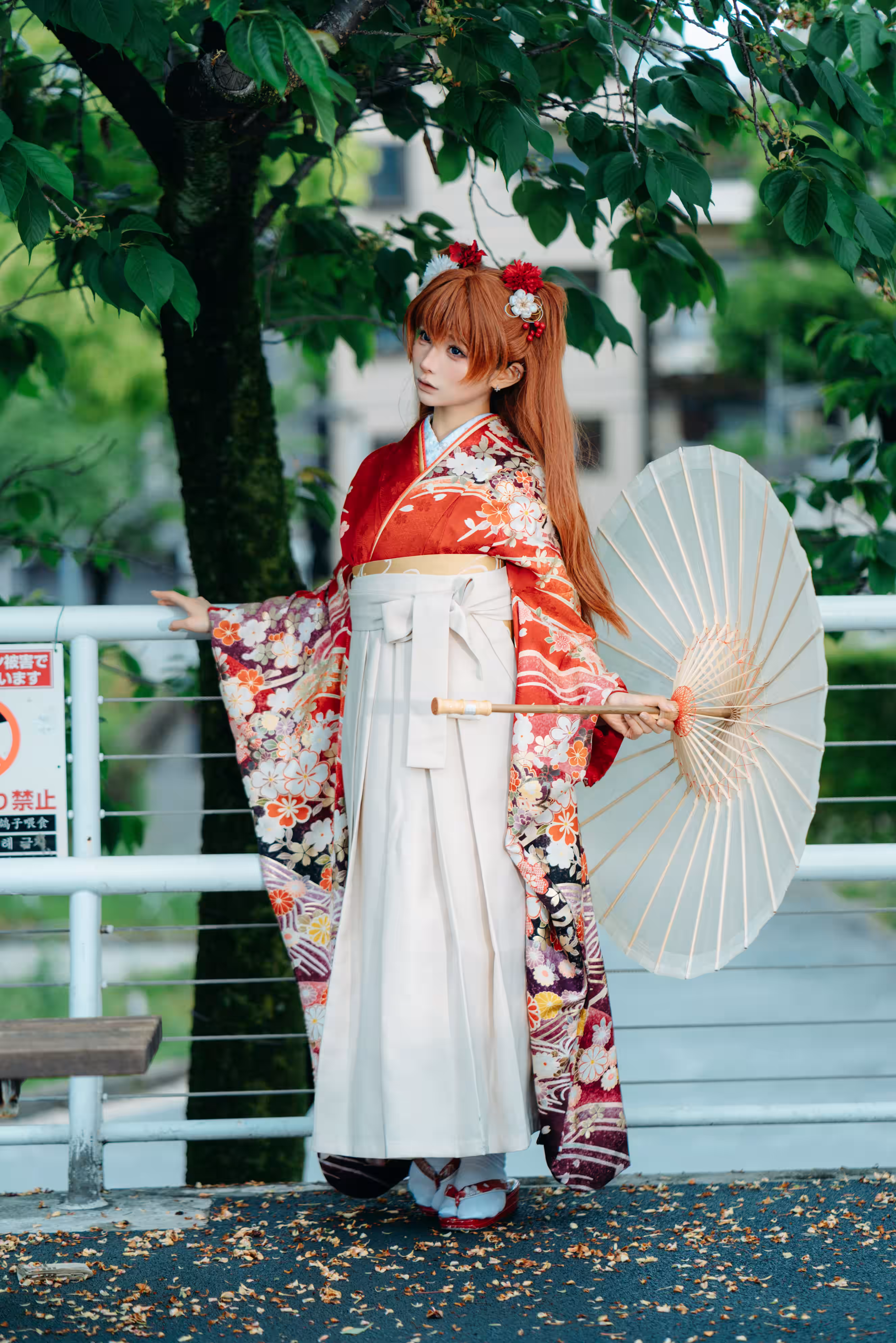 蠢沫沫明日香和服cosplay写真图片