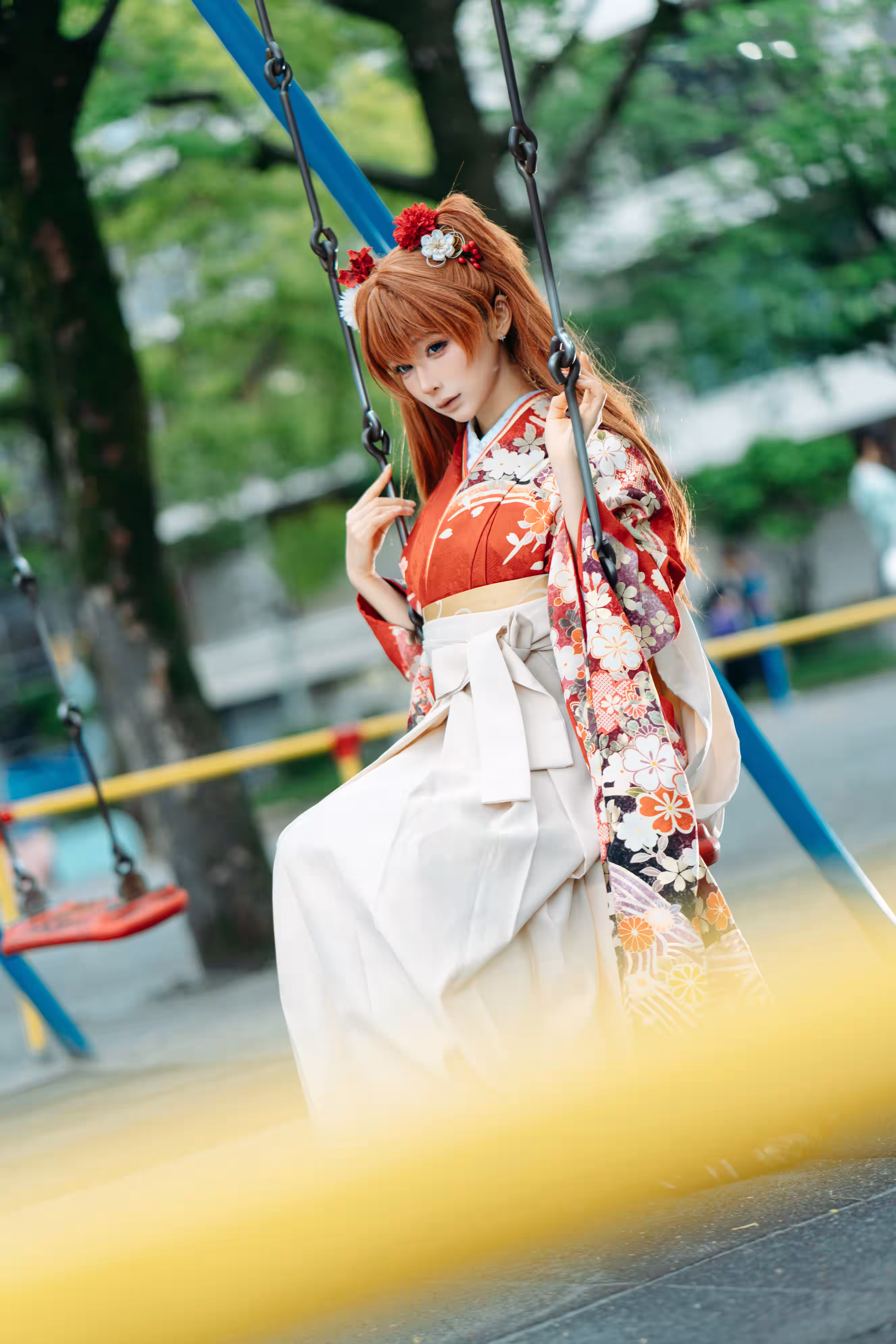 EVA明日香蠢沫沫和服写真高清图