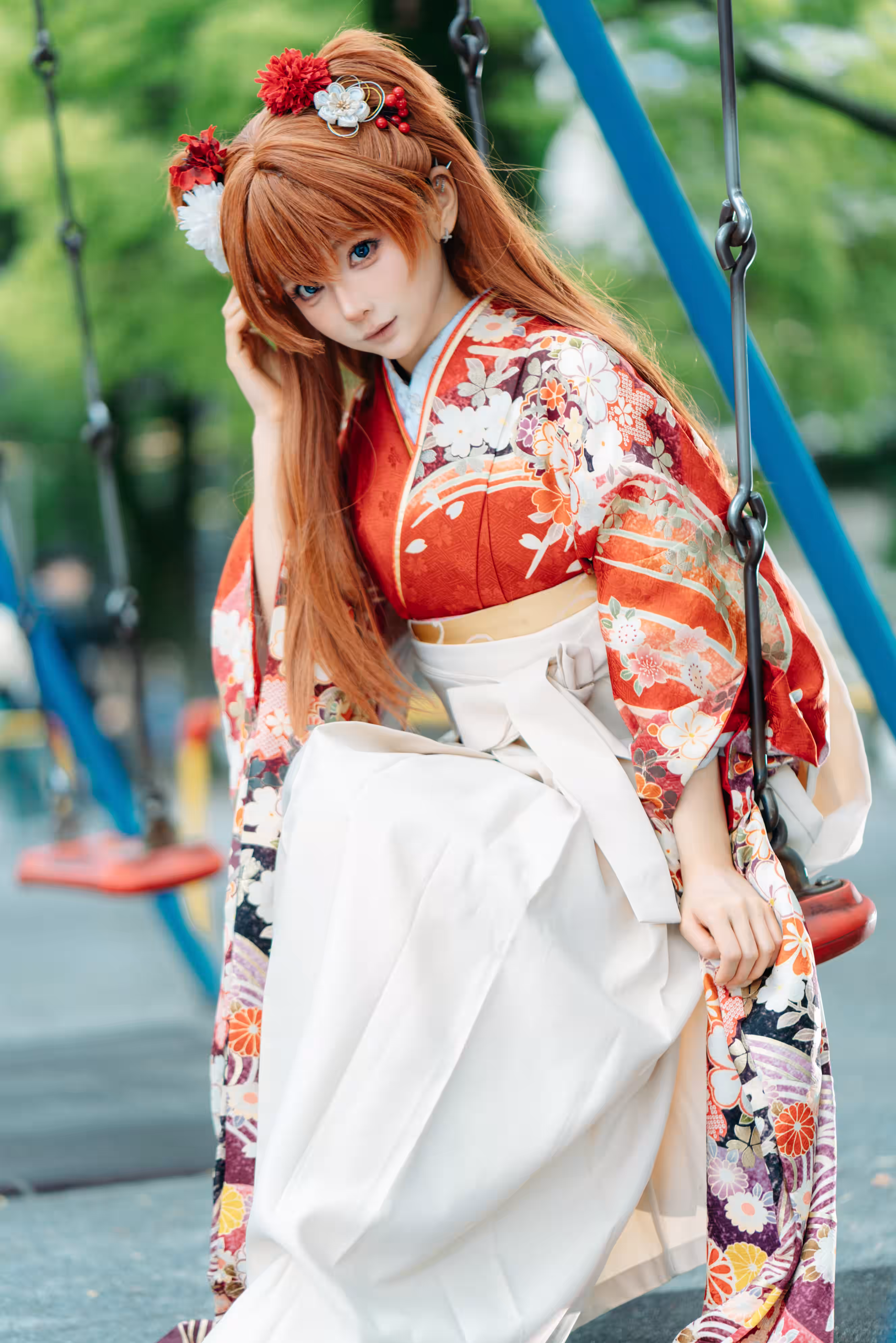 蠢沫沫EVA明日香和服高清图集