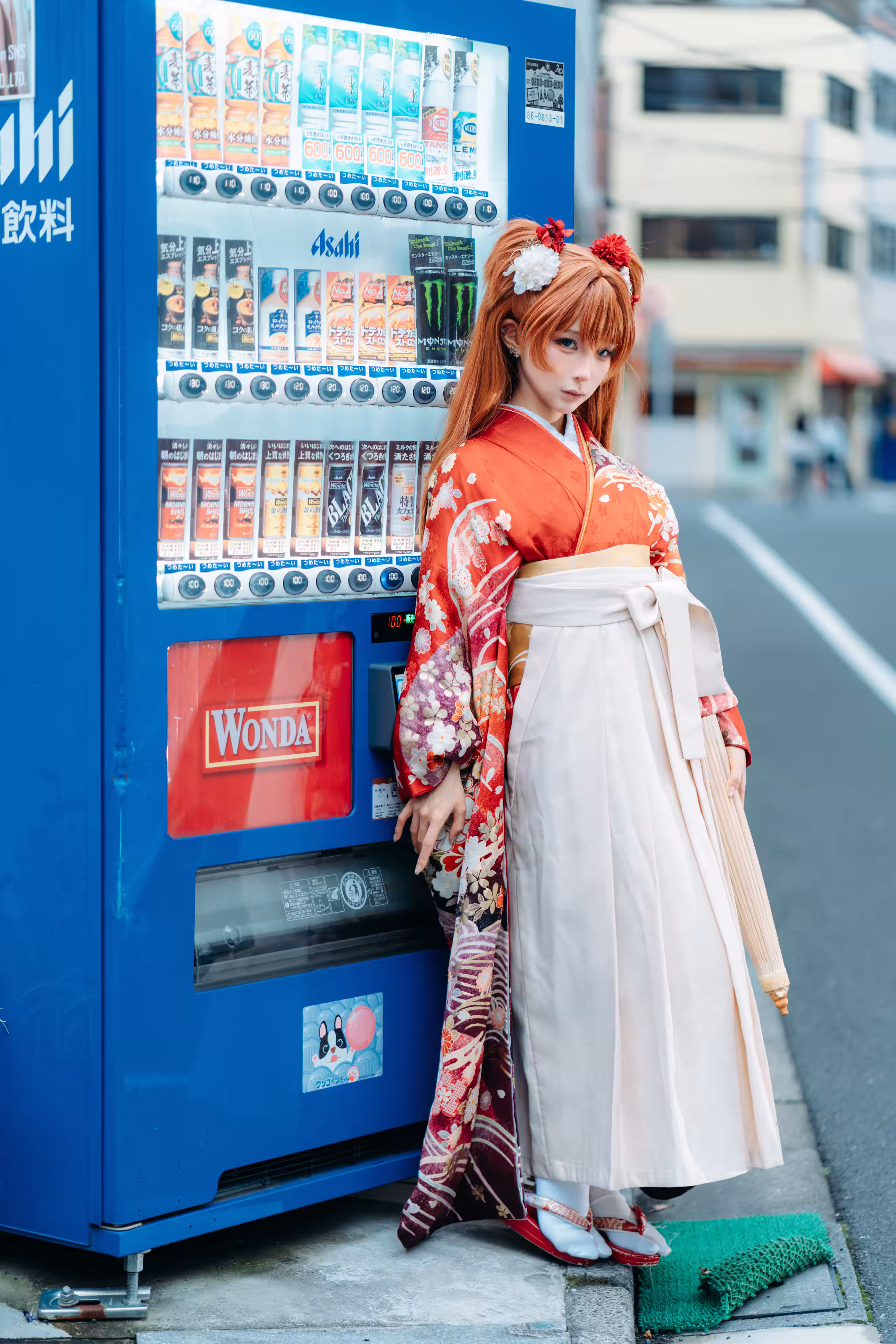 蠢沫沫EVA明日香和服主题写真作品